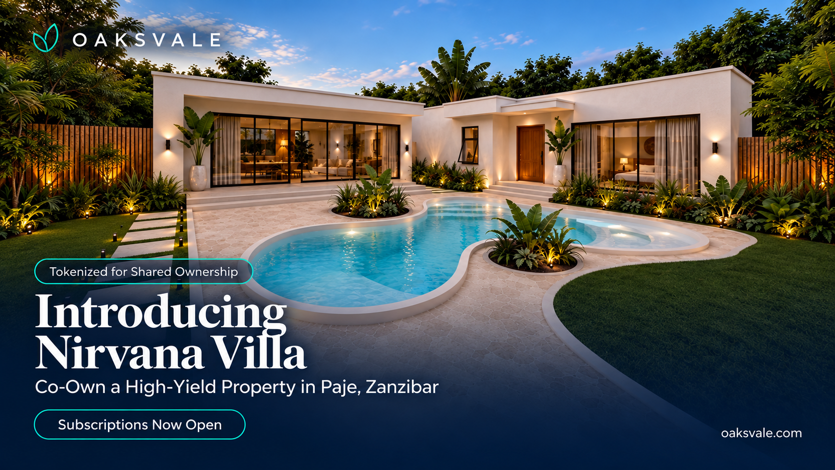 Introducing Nirvana Villa: A Tokenized Co-Ownership Property in Zanzibar
